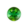 0.86 Carat Vivid Green Tourmaline Loose Gemstone, Round Shape 6 x 6 mm Size