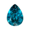 2.60 Carat Blue Zircon Gem, Pear 9.5 x 7 mm - $1,230