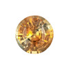 1.23 Carat Bicolor Sapphire Gem, Round Cut, 6.6 mm $1217