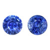 1.99 Carat Matching Blue Sapphires, Rounds, 6.1  mm | Natural Luxury Gemstone, Hand Selected – $2140