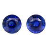 2.10 Carat Matching Royal Blue Sapphires, Rounds, 6 mm | Natural Luxury Gemstone, Hand Selected – $4967