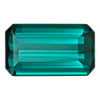 5.82 Carat Vivid Blue Green Tourmaline Octagon Cut Loose Gem $4956.00