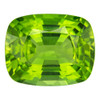 Superb 11.88 Carat Lime Green Peridot Stone, Cushion Cut, 16 x 12.8 mm