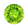3.30 Carat Lime Green Peridot Gem, Round 9.3 mm - $852
