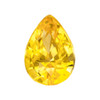 2.17 Carat Yellow Sapphire Gem, Pear Cut, 9.1 x 6.6 mm $2427