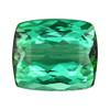 3.65 Vivid Blue Green Tourmaline Cushion Cut Loose Gem $1727.00