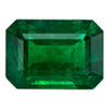 Super Gem 5.29 Carat Vivid Green Emerald Loose Gem, Octagon Shape, 12.6 x 8.9 mm Size