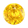 5.56 Carat Yellow Sapphire Gem, Round Cut, 9.95 x 10.02 x 6.98 mm | GIA Cert | $8891