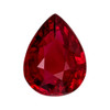 GIA Unheated 2.85 Carat Ruby Gemstone in Pear Cut, 9.77 x 7.47 x 4.77 mm