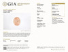 4.04 Carat Pinkish Peachy Colored Sapphire No Heat Gem, GIA Certed, Oval 9.89 x 7.77 x 6.44 mm