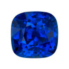 Perfect Royal Blue 3.71 Carat Blue Sapphire Gem, Cushion, GIA Cert, 8.69 x 8.53 x 5.75 mm