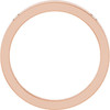 14K Rose .05 Natural Diamond Engravable Ring