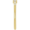 14K Yellow 1/8 CTW Natural Diamond Stackable Ring