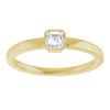 14K Yellow 1/4 CT Natural Diamond Ring