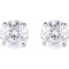14K White 4 CTW Lab-Grown Diamond Stud Earrings