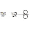 14K White 1/2 CTW Lab-Grown Diamond Earrings