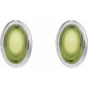 Sterling Silver Natural Peridot Earrings |$176