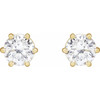 14K Yellow 1 CTW Natural Diamond Stud Earrings