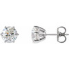 Platinum 2 CTW Natural Diamond Stud Earrings