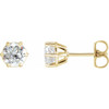 14K Yellow 1 1/2 CTW Natural Diamond Stud Earrings