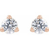 14K Rose 1/6 CTW Lab-Grown Diamond Stud Earrings