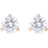 14K Rose 1/2 CTW Lab-Grown Diamond Stud Earrings