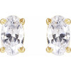 14K Yellow 1/2 CTW Lab-Grown Diamond Stud Earrings