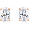 14K Rose 3/4 CTW Lab-Grown Diamond Stud Earrings