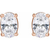 14K Rose 1 CTW Lab-Grown Diamond Stud Earrings