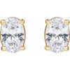 14K Yellow 1 CTW Lab-Grown Diamond Stud Earrings