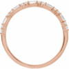 14K Rose 1/5 CTW Natural Diamond Stackable Ring