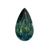 1.00 Carat Green Sapphire, Pear Cut, 8.7 x 4.8 mm | Selected Fine Gem | $817.00