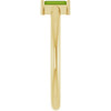 14K Yellow Natural Peridot Stackable Ring