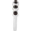Platinum Natural Black Onyx Stackable Ring
