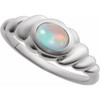 Sterling Silver Natural Ethiopian Opal Ring
