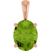 14K Rose Gold Peridot Ring Fine Jewelry  $462
