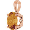 14K Rose Gold Citrine Ring Fine Jewelry  $373