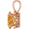14K Rose Gold Citrine Ring Fine Jewelry  $373