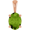 14K Rose Gold Peridot Ring Fine Jewelry  $363