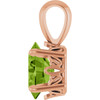 14K Rose Gold Peridot Ring Fine Jewelry  $363