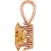 14K Rose Gold Citrine Ring Fine Jewelry  $282