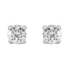 14K White 1/5 CTW Lab-Grown Diamond Stud Earrings