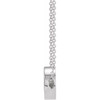 Sterling Silver Natural Emerald Necklace 16-18 Inch - $165