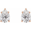 14K Rose 5/8 CTW Natural Diamond Earrings