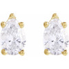 14K Yellow 3/8 CTW Lab-Grown Diamond Earrings