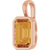14K Rose Gold Citrine Ring Fine Jewelry  $624