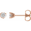 Round 1/5 CTW Lab-Grown Diamond Infinity-Inspired Earrings