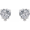 Sterling Silver Natural White Gold Sapphire Stud Earrings |$643