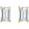 14K Yellow 1 1/2 CTW Lab-Grown Diamond Earrings