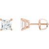14K Rose 3/8 CTW Natural Diamond Earrings